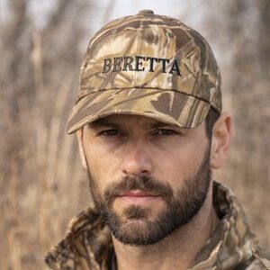 Beretta Wetlands Camo Hat Adjustable Strapback Duck Hunting Cap